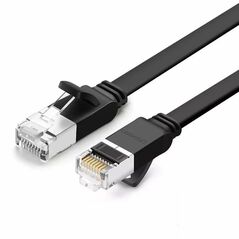 UGREEN UGREEN Cat 6 UTP Flat Ethernet RJ45 Cable Pure Copper 5m (black) 021544 έως και 12 άτοκες δόσεις
