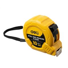 Deli Tools Steel Measuring Tape 10m/25mm Deli Tools EDL9010B (yellow) 027117 έως και 12 άτοκες δόσεις