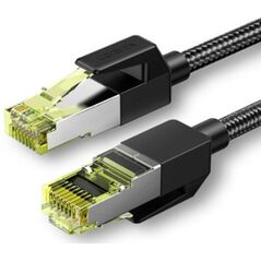 UGREEN UGREEN NW150 Cat 7 F/FTP Braid Ethernet RJ45 Cable 1m (black) 028112 έως και 12 άτοκες δόσεις