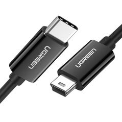 UGREEN USB-C to Mini USB Cable UGREEN US242, 1m (black) 029827 έως και 12 άτοκες δόσεις