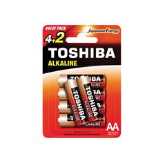TOSHIBA LR6 AA, ENTRY LEVEL ΑΛΚΑΛΙΚΗ ΜΠΑΤΑΡΙΑ  Blister 6 τεμ TO-LR6ELB6 55564 έως 12 άτοκες Δόσεις