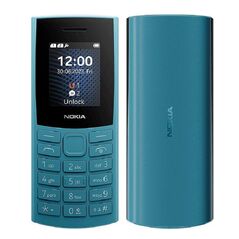 Nokia 105 4G (2023) Dual SIM Ελληνικό Μενού Cyan Blue 10.NOK-105(23)-BL 57289 έως 12 άτοκες Δόσεις