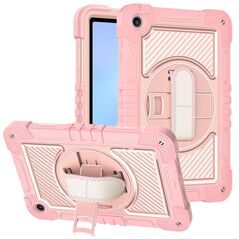 Techsuit Husa pentru Huawei MatePad SE 10.4 - Techsuit StripeShell 360 - Pink 5949419064232 έως 12 άτοκες Δόσεις