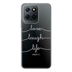 Θήκη TPU inos Honor X8 5G Art Theme Love-Laugh-Life 5205598162634 έως και 12 άτοκες δόσεις