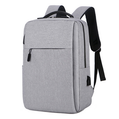 Laptop backpack No brand BP-02, 15.6", Γκρί - 45286 έως 12 άτοκες Δόσεις