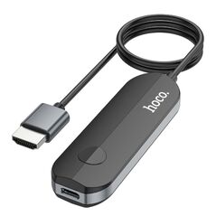 Hoco Hoco - Audio & Video Adapter (UA23) - Wireless to HDMI 4K@30Hz, Type-C Cable for Charging, Compatible with Apple Only - Black 6931474789785 έως 12 άτοκες Δόσεις