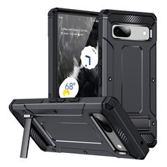 Techsuit Husa pentru iPhone 12 / 12 Pro - Techsuit Hybrid Armor Kickstand - Black 5949419067875 έως 12 άτοκες Δόσεις