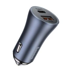 Baseus Car Charger Golden Contactor Pro Dual Quick Charger U+C Power Delivery 3.0 Quick Charge 4, SCP FCP AFC 40W Dark Gray (CCJD-0G) (BASCCJD-0G) έως 12 άτοκες Δόσεις