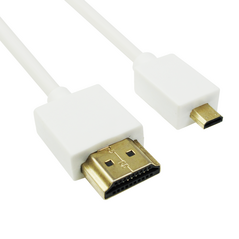Καλώδιο micro HDMI DeTech, 1.5m, Λευκό - 18136