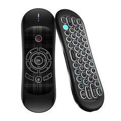 Wireless remote control No brand R2, Air mouse, USB 2.4GHz, Microphone, IR learning, Black - 13043 έως 12 άτοκες Δόσεις
