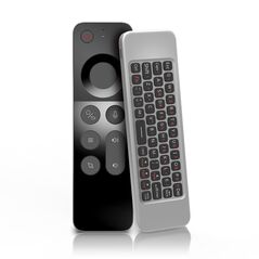Wireless remote control No brand W3, Air mouse, USB 2.4GHz, Microphone, IR learning, Black - 13047 έως 12 άτοκες Δόσεις