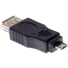 Αντάπτορας USB AF to Micro USB 5P M, No brand, Μαύρο - 17136