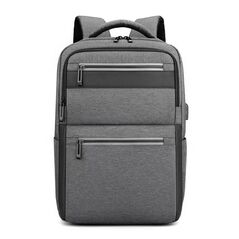 Laptop backpack No brand BP-28, 15.6", Γκρί - 45308