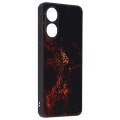 Techsuit Husa pentru Oppo A78 4G - Techsuit Glaze Series - Red Nebula 5949419068933 έως 12 άτοκες Δόσεις