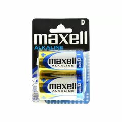 Maxell Αλκαλικές Μπαταρίες D 1.5V 2τμχ (9017590) (MAX9017590) έως 12 άτοκες Δόσεις