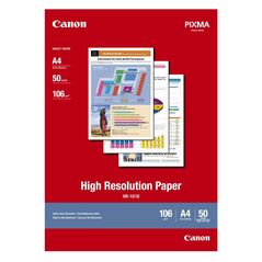 Canon High Resolution Paper A4 106g/m² 50 Φύλλα (1033A002) (CAN-HR101A450) έως 12 άτοκες Δόσεις