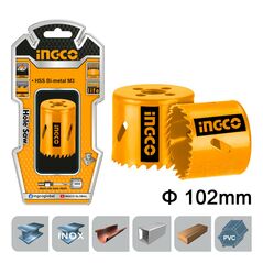 Ingco Ποτηροτρύπανα bi-Metal 102mm Hsb101021 έως 12 Άτοκες Δόσεις