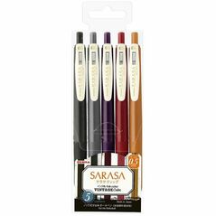 Zebra Sarasa Clip 0.5 Vintage Color 2 5 Color Pen Set (ZB-69422) (ZEB69422) έως 12 άτοκες Δόσεις