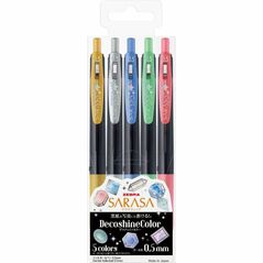 Zebra Sarasa Clip 0.5 Deco Color 5 Color Pen Set (ZB-37860) (ZEB37860) έως 12 άτοκες Δόσεις