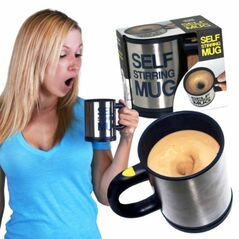 Κούπα που Ανακατεύει τον Καφέ - Self Stirring Mug