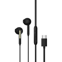 DEVIA wired earphones Kintone A1 Digital USB-C (Type-C) HANDS FREE Black DVHF-379796 68694 έως 12 άτοκες Δόσεις