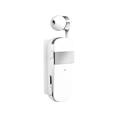 Egoboo Clip+Go In-ear Bluetooth Handsfree Ακουστικό Retractable White EGO-T08W 68673 έως 12 άτοκες Δόσεις