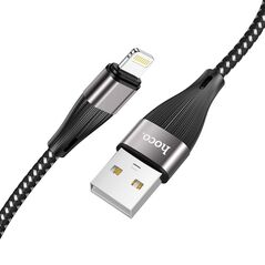 HOCO - X57 DATA CABLE USB TO LIGHTNING 1m 2.4A BLACK HOC-X57i-BK 68870 έως 12 άτοκες Δόσεις
