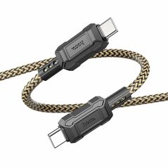 HOCO - X94 Leader DATA CABLE Type-C To Type-C PD 60W GOLD HOC-X94c-GD 69022 έως 12 άτοκες Δόσεις