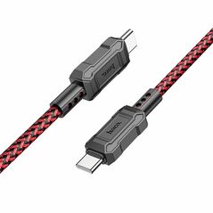 HOCO - X94 Leader DATA CABLE Type-C To Type-C PD 60W RED HOC-X94c-R 69018 έως 12 άτοκες Δόσεις