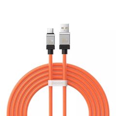 Baseus Cablu de Date USB to Type-C Super Fast Charging PD100W, 2m - Baseus CoolPlay Series (CAKW000707) - Orange 6932172626877 έως 12 άτοκες Δόσεις