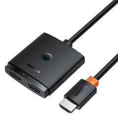 Baseus Adaptor HDMI la 2x HDMI, 4K@60Hz - Baseus Adapter AirJoy (B01331105111-01) - Black 6932172631789 έως 12 άτοκες Δόσεις
