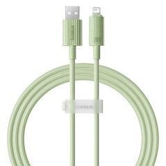 Baseus Cablu USB la Lightning, 480Mbps, 2.4A, 2m - Baseus Habitat Series (P10360200631-01) - Natural Green 6932172642914 έως 12 άτοκες Δόσεις