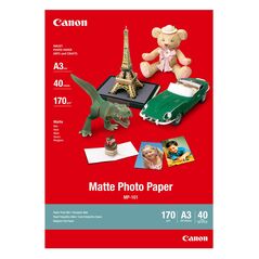 Canon Φωτογραφικό Χαρτί A3 Matte 170g/m² 40 Φύλλα (7981A008) (CAN-MP101A3) έως 12 άτοκες Δόσεις