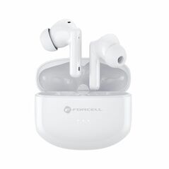 FORCELL F-AUDIO wirelles earphones TWS Clear Sound white FOBT-218385 72387 έως 12 άτοκες Δόσεις