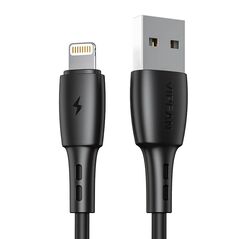 Vipfan Kabel USB do Lightning Vipfan Racing X05, 3A, 1m (czarny) 036807 6971952431911 X05LT-1m-black έως και 12 άτοκες δόσεις