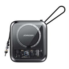Joyroom Magnetic Powerbank Joyroom JR-L006 Icy 10000mAh, USB C (Black) 045026 6956116700065 JR-L006 έως και 12 άτοκες δόσεις