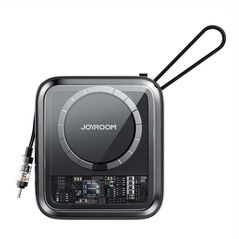 Joyroom Magnetic Powerbank Joyroom JR-L007 Icy 10000mAh, Lightning (Black) 045027 6956116700072 JR-L007 έως και 12 άτοκες δόσεις