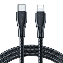 Joyroom Kabel do USB-C Lightning 20W 1.2m Joyroom S-CL020A11 (czarny) 044966 6956116711221 S-CL020A11 1.2m LB έως και 12 άτοκες δόσεις