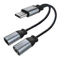 XO Audio adapter Type-c to Type-c + Jack 3.5mm XO NBR160B Bluetooth transfer function (black) 045806 6920680872862 NBR160B έως και 12 άτοκες δόσεις