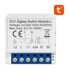 Avatto Smart Switch Module ZigBee Avatto LZWSM16-W2 No Neutral TUYA 047980 6976037360865 LZWSM16-W2 έως και 12 άτοκες δόσεις