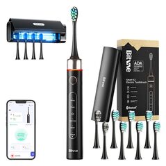 Bitvae Sonic toothbrush with app and tip set, travel case and UV sterilizer S2+HD2 (black) 050699 6973734203327 S2 Black + HD2 set έως και 12 άτοκες δόσεις