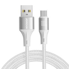 Joyroom Cable Light-Speed USB to USB-C SA25-AC6 / 100W / 2m (white) 053825 6941237110015 SA25-AC6 2m White έως και 12 άτοκες δόσεις