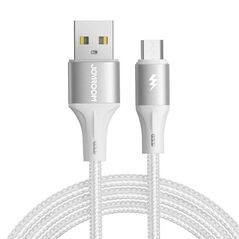Joyroom Cable Joyroom Light-Speed USB to Micro  SA25-AM3 , 3A ,2m (white) 053876 6941237106964 SA25-AM3 2m white έως και 12 άτοκες δόσεις