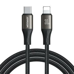 Joyroom Cable Joyroom Light-Speed USB-C to Lightning SA25-CL3 , 30W , 2m (black) 053769 6941237103338 SA25-CL3 2m black έως και 12 άτοκες δόσεις