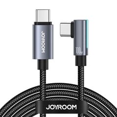 Joyroom Cable S-CC100A17 100W USB C to USB C Angle Joyroom / 100W / 1,2m (black) 053698 6956116751753 S-CC100A17 1.2m-Blac έως και 12 άτοκες δόσεις