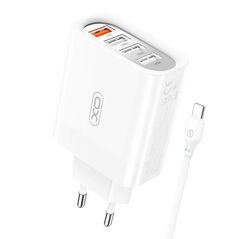 XO Wall charger XO L110 with cable USB-C, 18W (white) 054616 6920680827374 L100 cable C έως και 12 άτοκες δόσεις