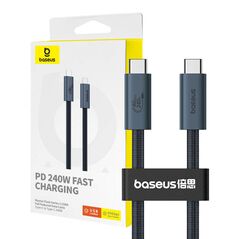 Baseus Quick Charge USB-C Baseus Flash 240W 1m (black) 058105 6932172648817 P10311803111-00 έως και 12 άτοκες δόσεις