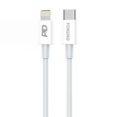 Foneng USB-C cable for Lighting Foneng X31, 3A, 1m (white) 058429 6970462513964 X31 Type-C to ip έως και 12 άτοκες δόσεις