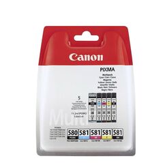 Canon Μελάνι Inkjet PGI-580MPK B/C/M/Y/PG (2078C005) (CANPGI-580MPK) έως 12 άτοκες Δόσεις