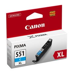 Canon Μελάνι Inkjet CLI-551C XL Cyan (6444B001) (CANCLI-551CXL) έως 12 άτοκες Δόσεις